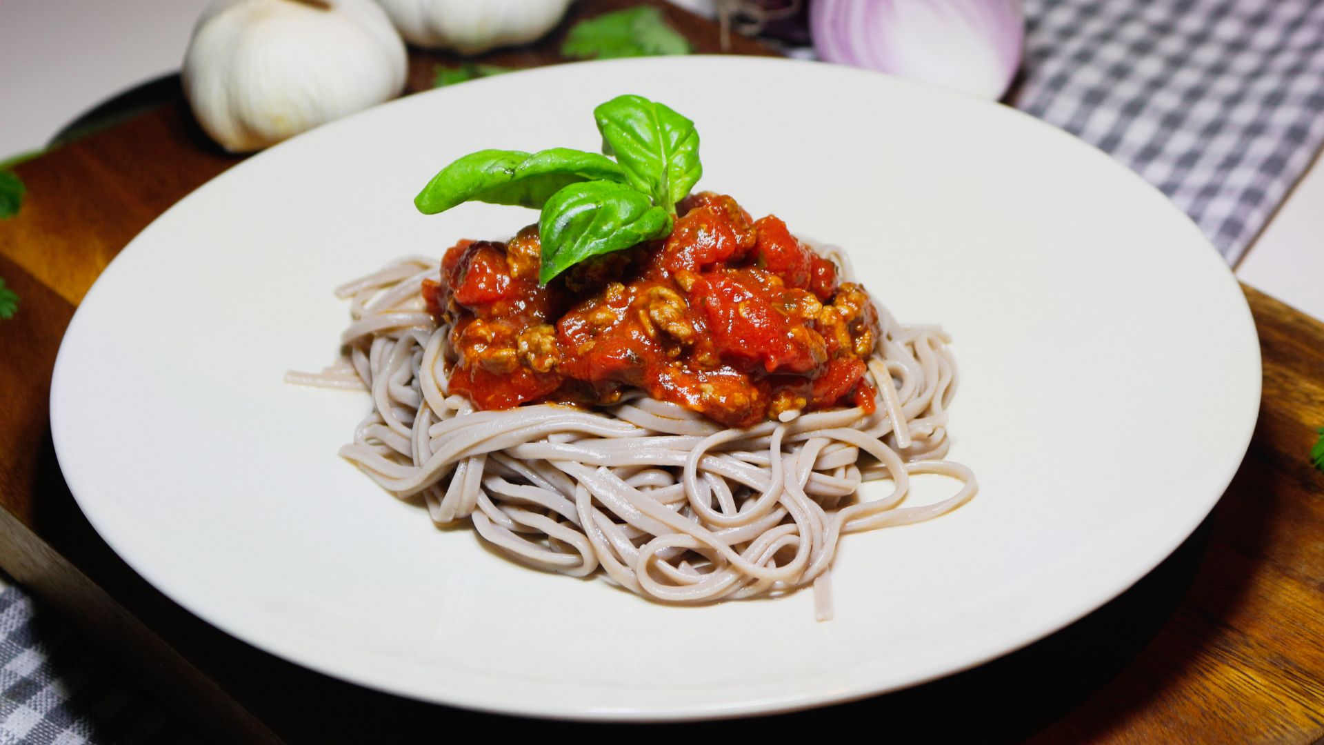 Pasta Bolognese (gluteeni- ja laktoosivaba)