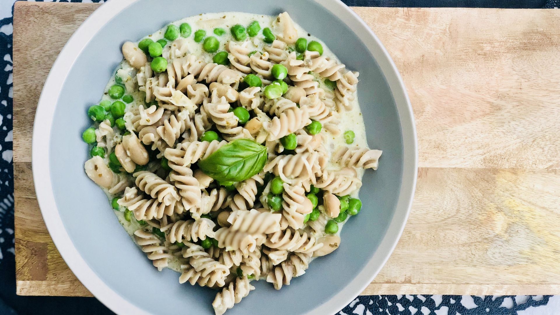 Pasta pesto, ubade ja hernestega - Fitlap