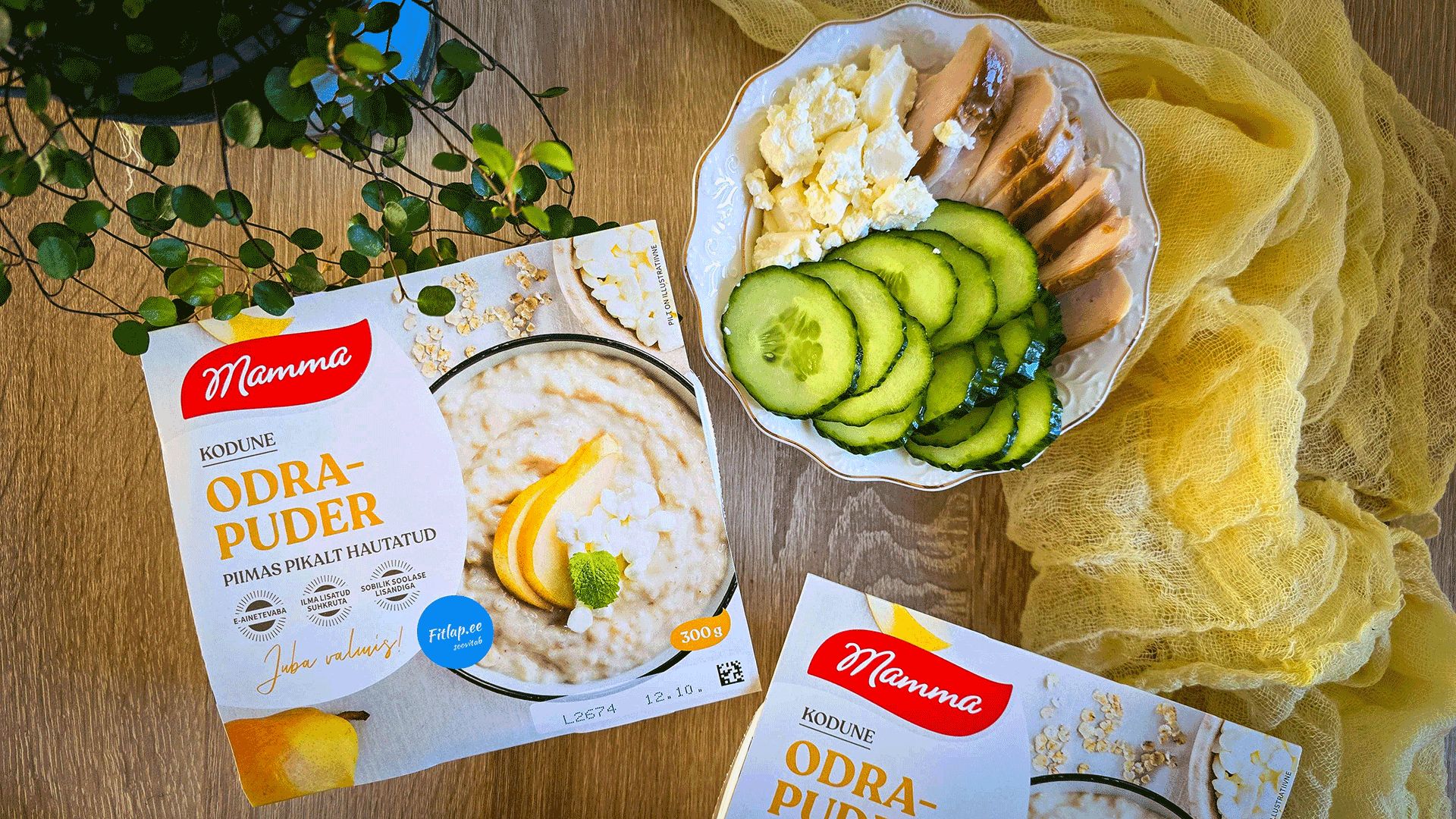 Odrapuder suitsukana ja fetaga