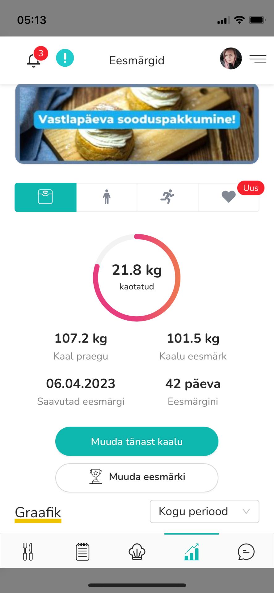 Poolteist nädalat hiljem